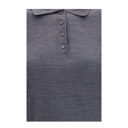 MAYFEYR - Golden Goose - Long Sleeve Merino Wool Polo - GWP01354P00104160318
