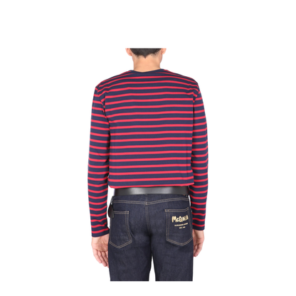 T-Shirt with Flocked Logo