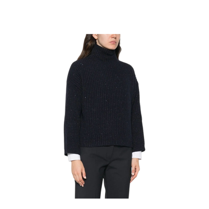 MAYFEYR - Brunello Cucinelli - Sequin-Embellished Ribbed Cashmere Turtleneck - MBM753504