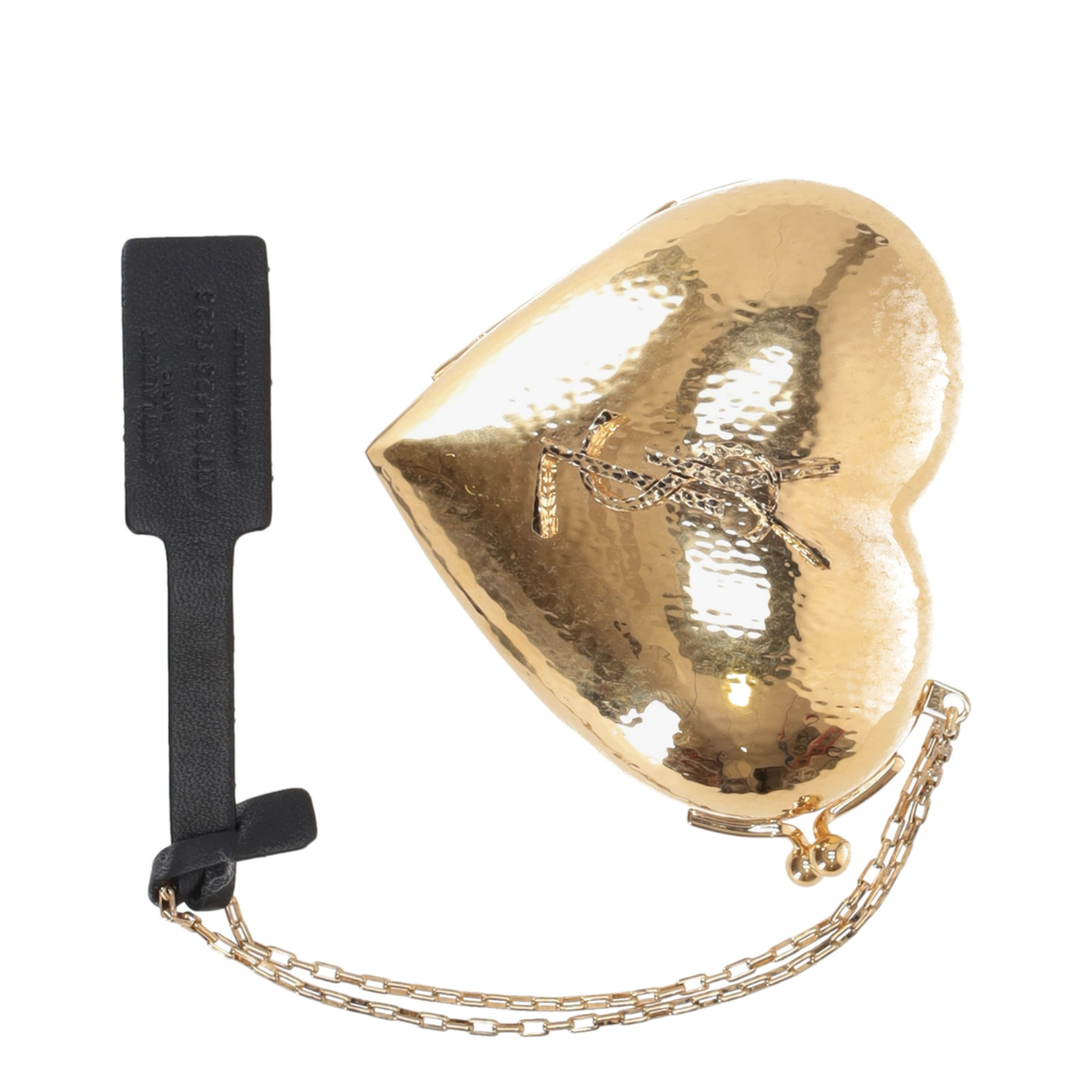 Evening Mini Brass Clutch Bags - Gold