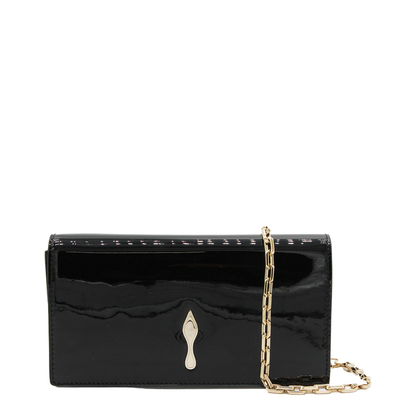 Bettina Clutch Patent Calf Leather Black