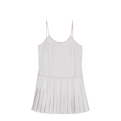 MAYFEYR - Thom Browne - Striped Pleated Minidress - FDSF09AF0819035