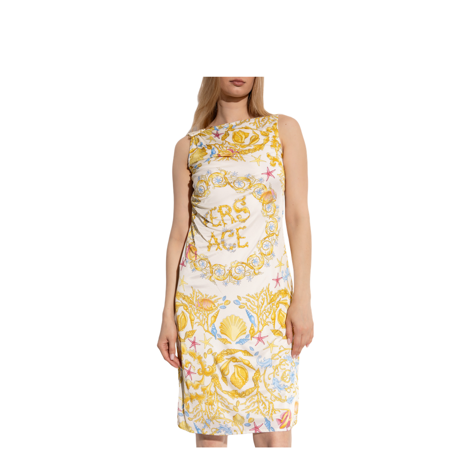 Underwater Barocco Multicolor Sleeveless Dress