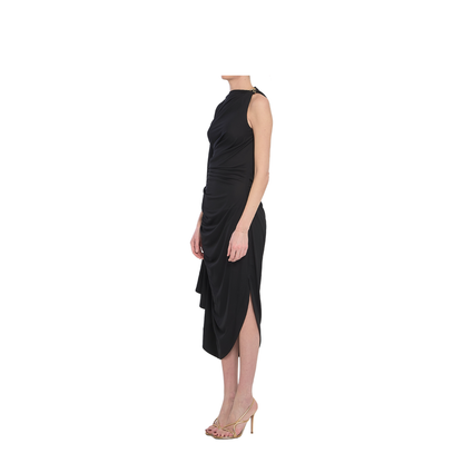 Viscose Jersey Draped Dress