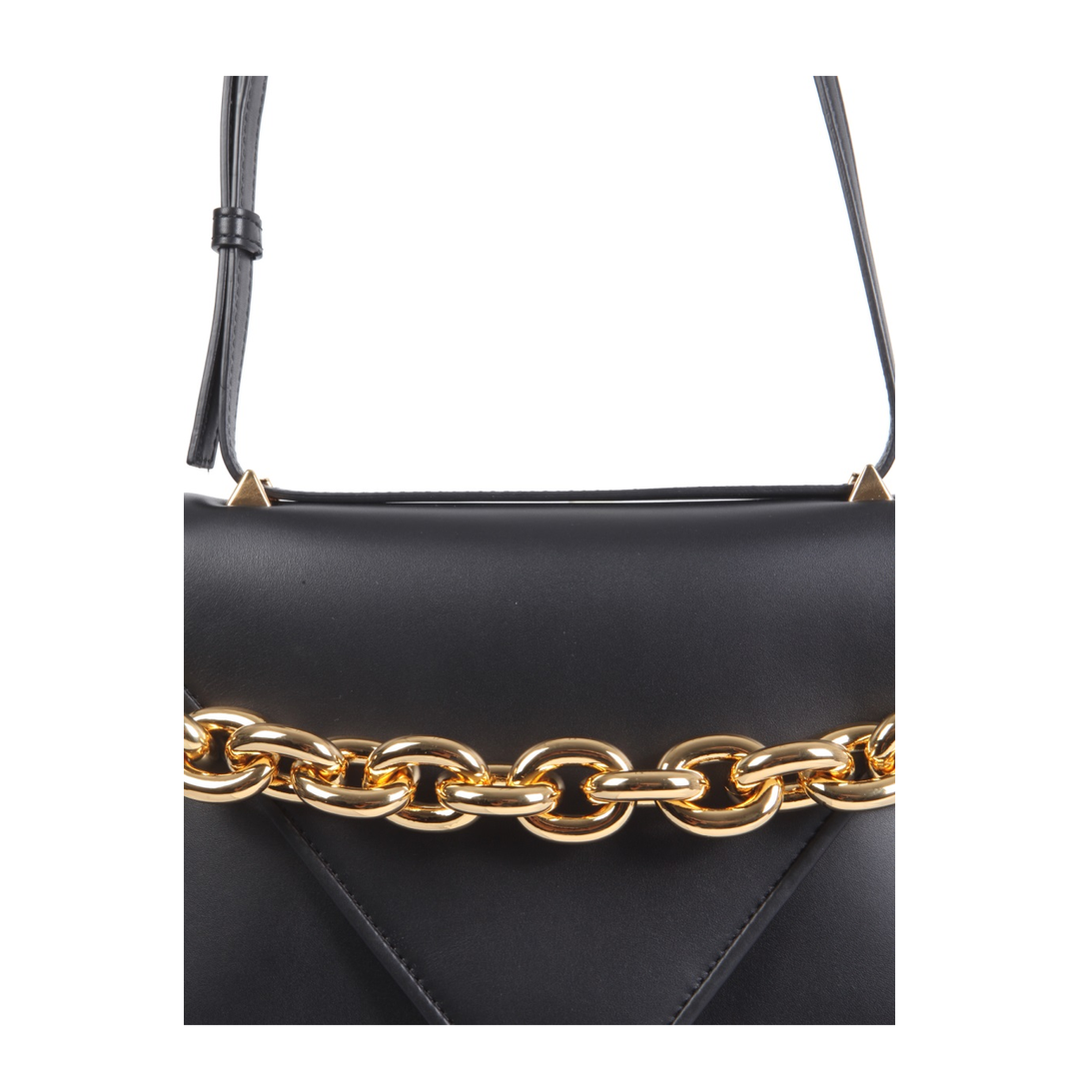 Mount Leather Shoulder Bags - Black