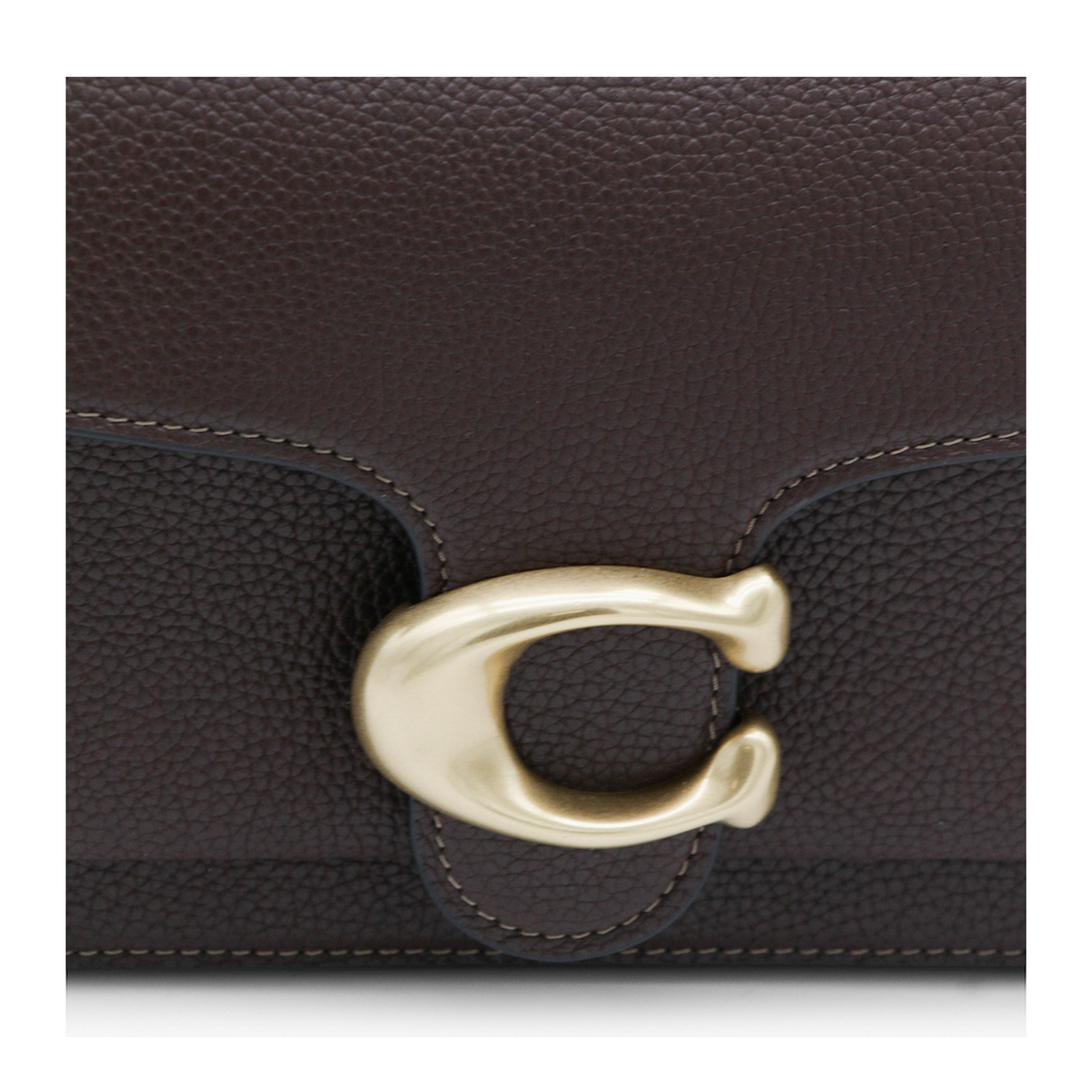Tabby Shoulder Bag 26 In Polished Pebble Leather