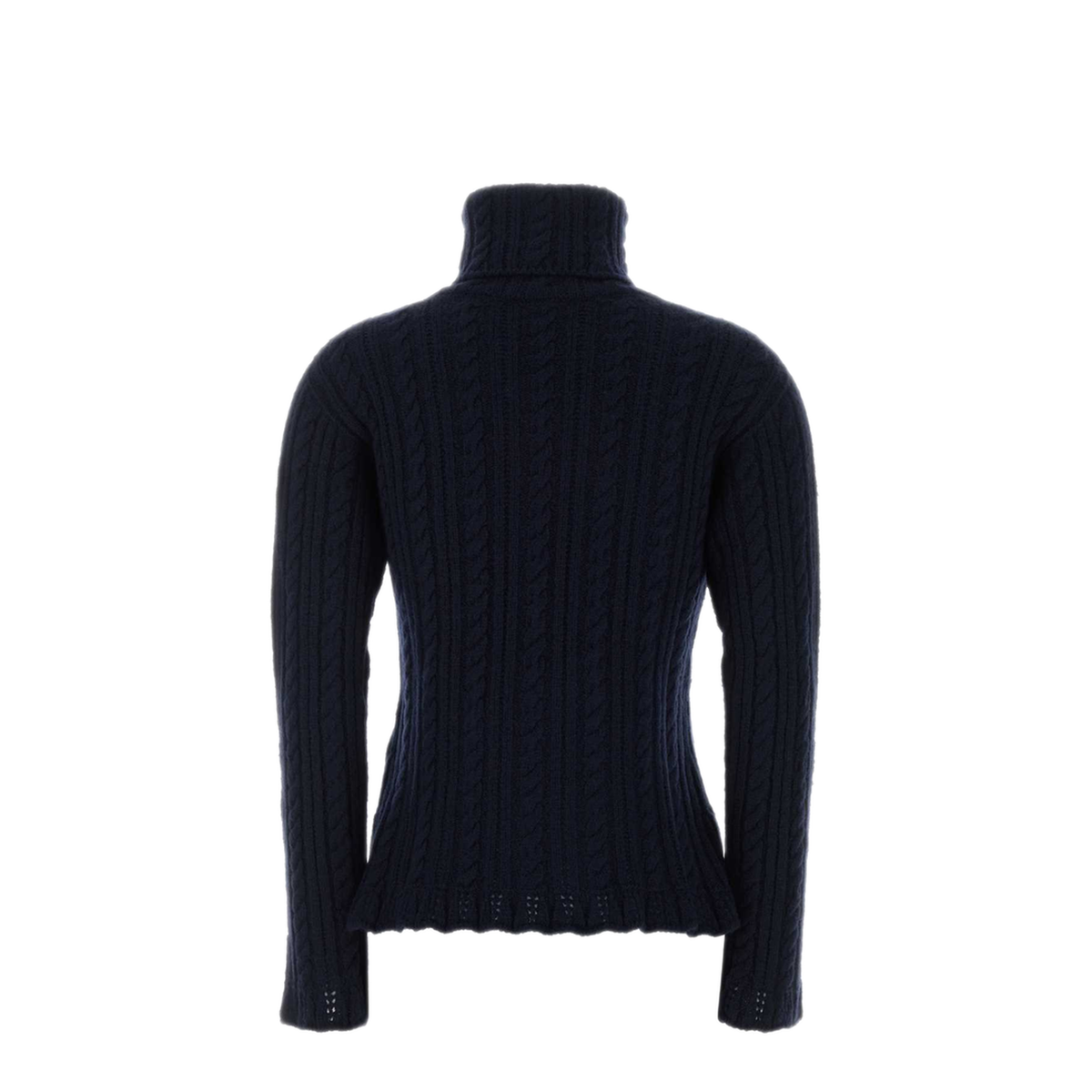 MAYFEYR - Moncler - Navy Blue Wool Blend Sweater - L20989F00005N0625778