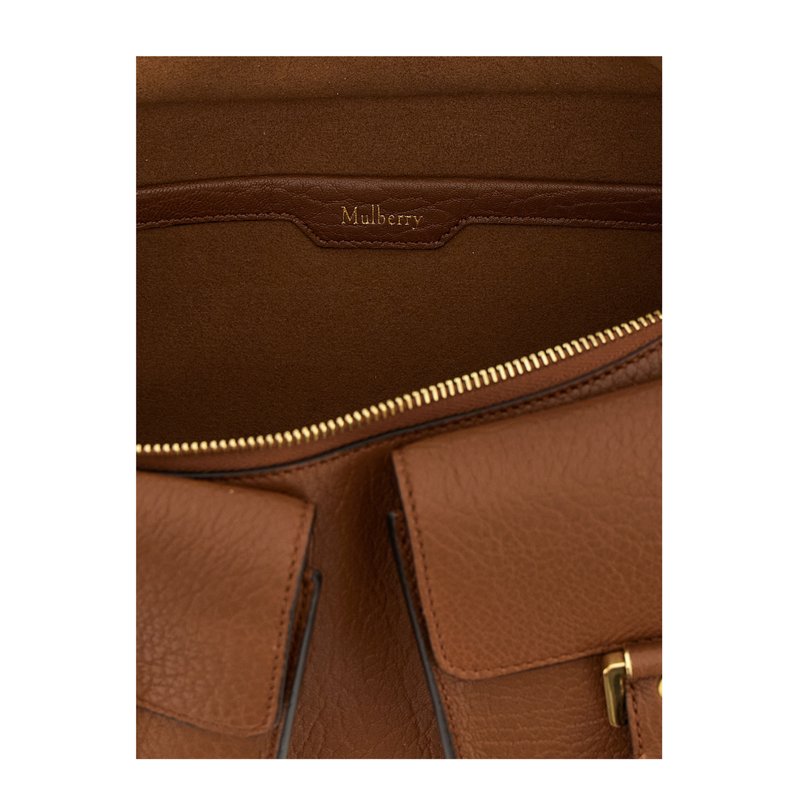 Grained Leather Shoulder Bag