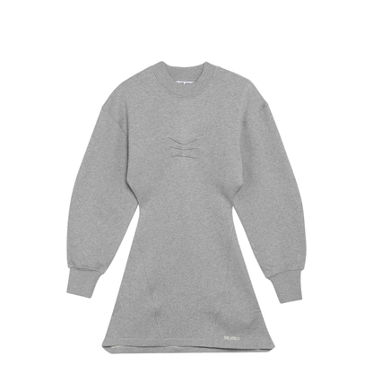 MAYFEYR - The Attico - Melange Cotton Jersey Mini Dress In Grey - 261WCA00522JJF003AA183