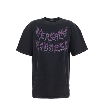 Logo-print Cotton T-shirt In Black