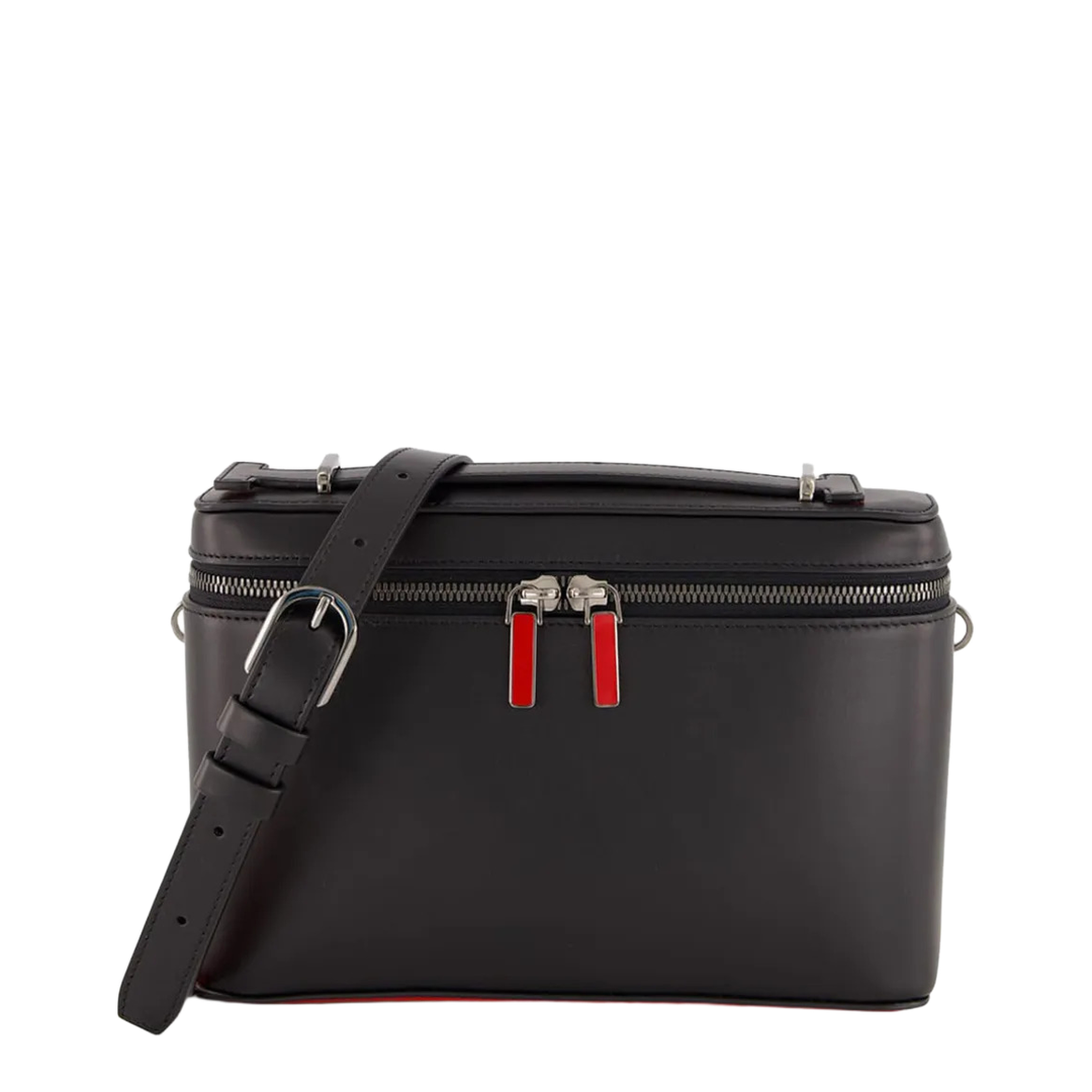 Kypipouch Leather Crossbody Bag Black