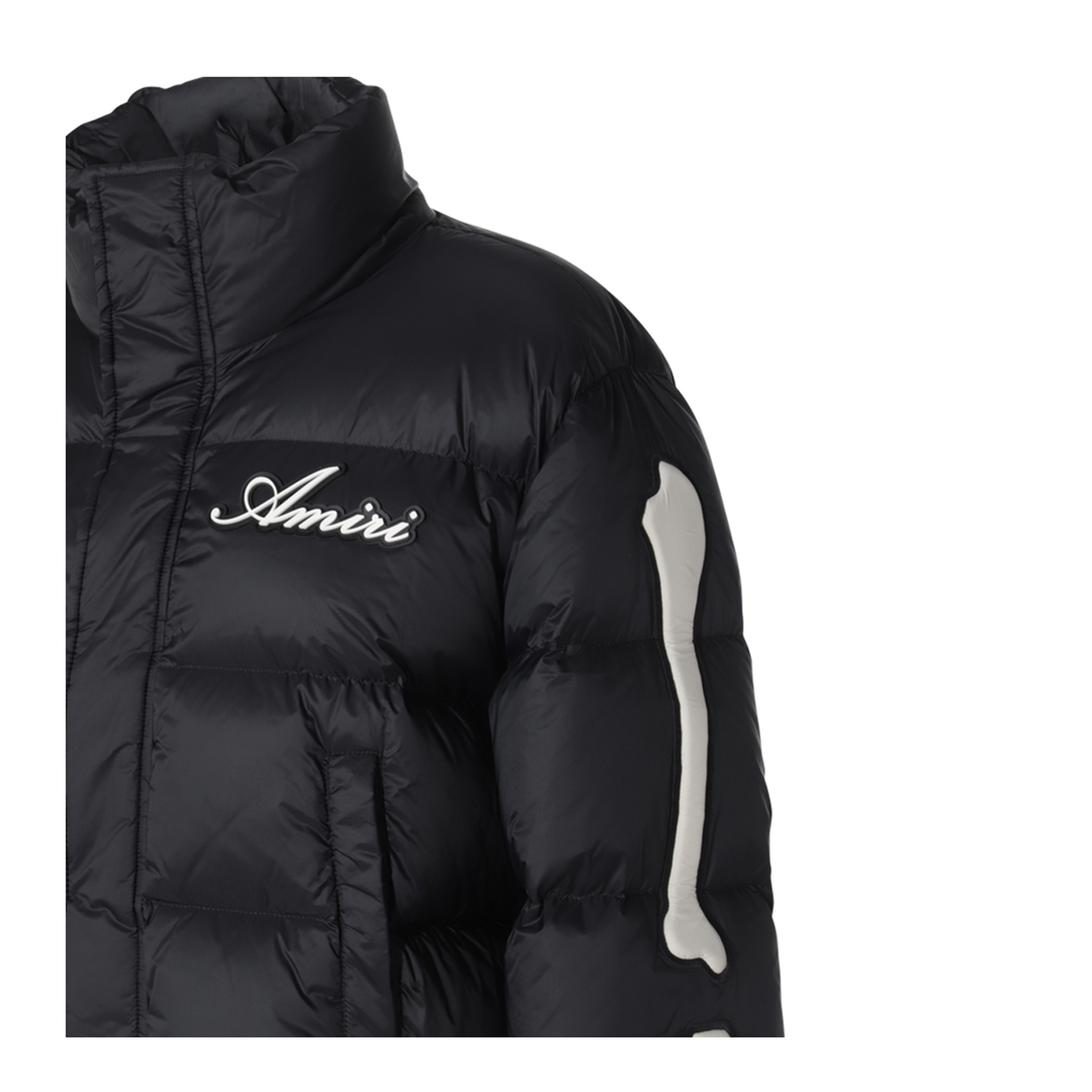 Black Nylon Down Jacket