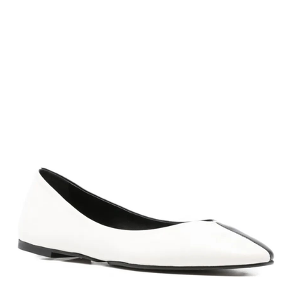 MAYFEYR - Jacquemus - Les Ballerines Ovalo In Two-Toned Leather - FOW00183AC27L26