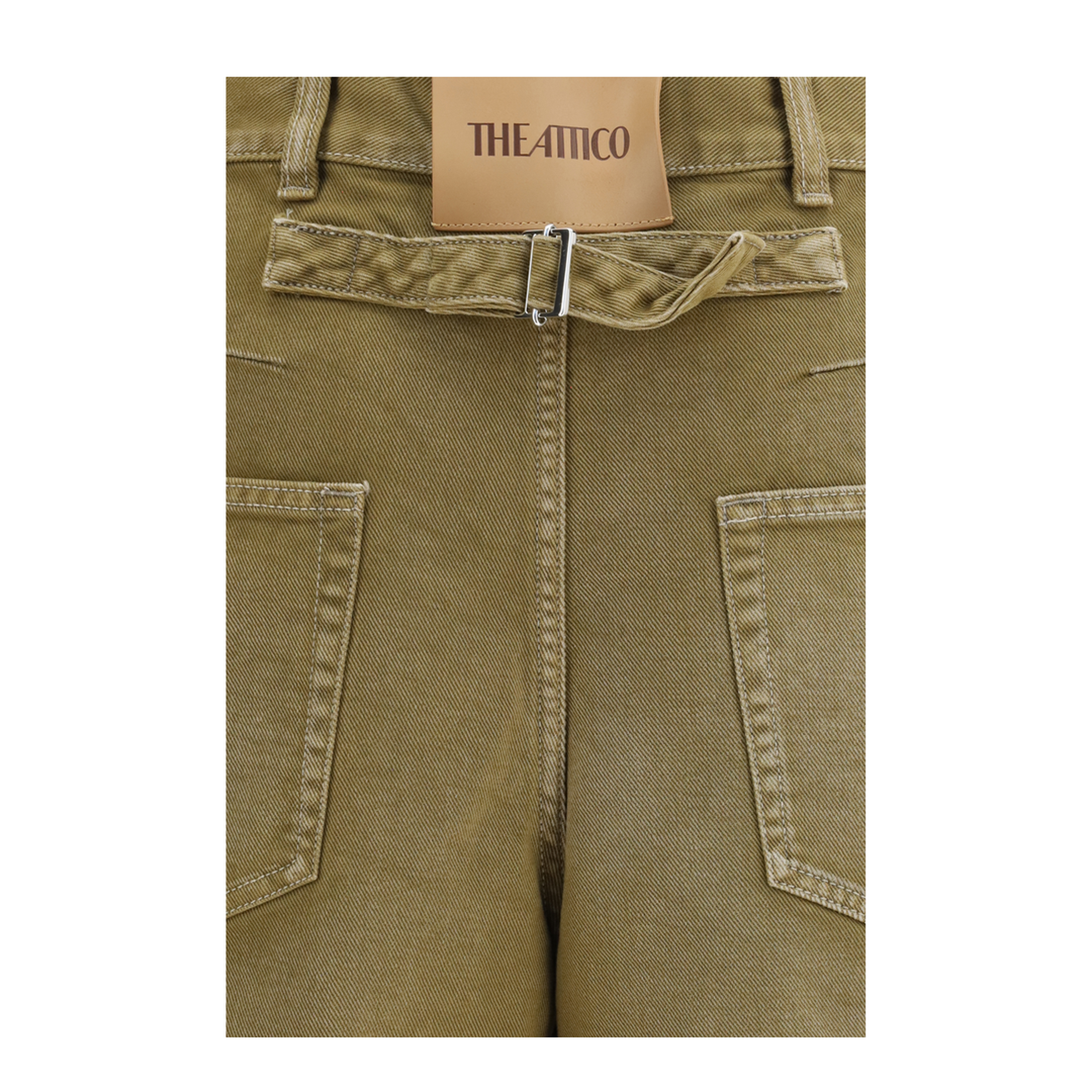 MAYFEYR - The Attico - Wide-Leg Jeans With Back Belt - 261WCP00321DDD121AA