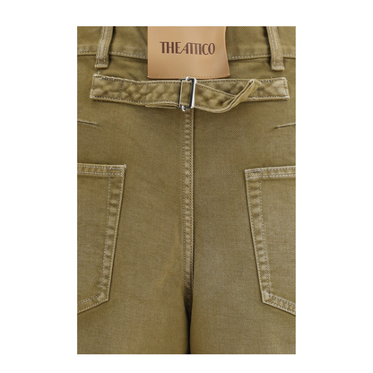 MAYFEYR - The Attico - Wide-Leg Jeans With Back Belt - 261WCP00321DDD121AA