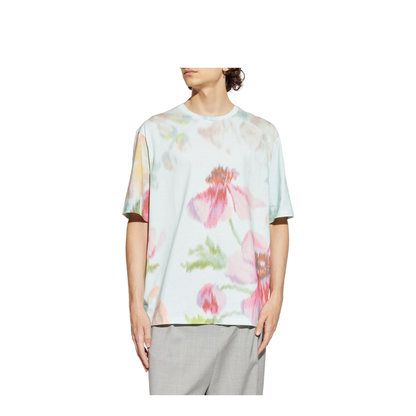 Loose Fit T-Shirt in Cotton Blue