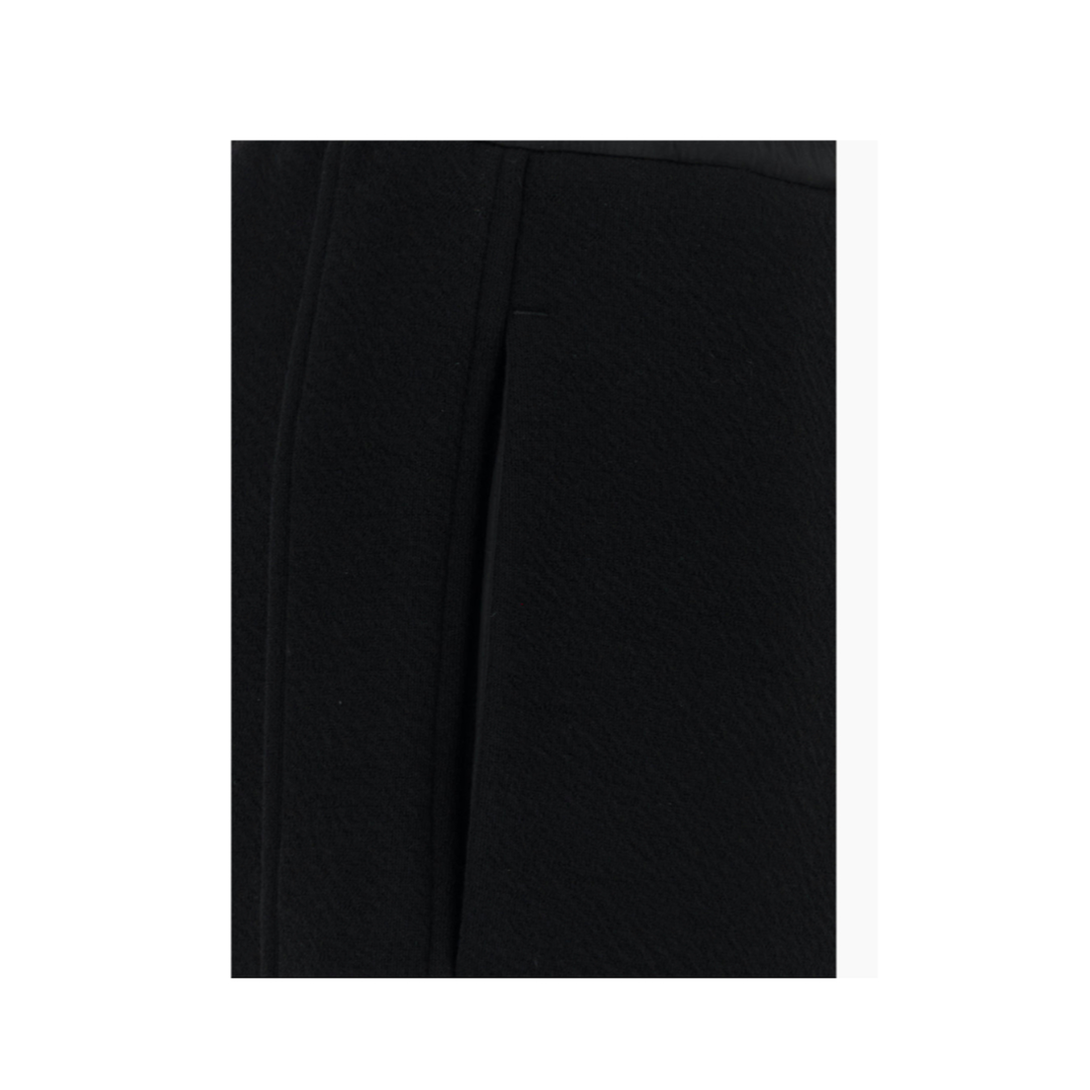 Black Wool Blend Joggers