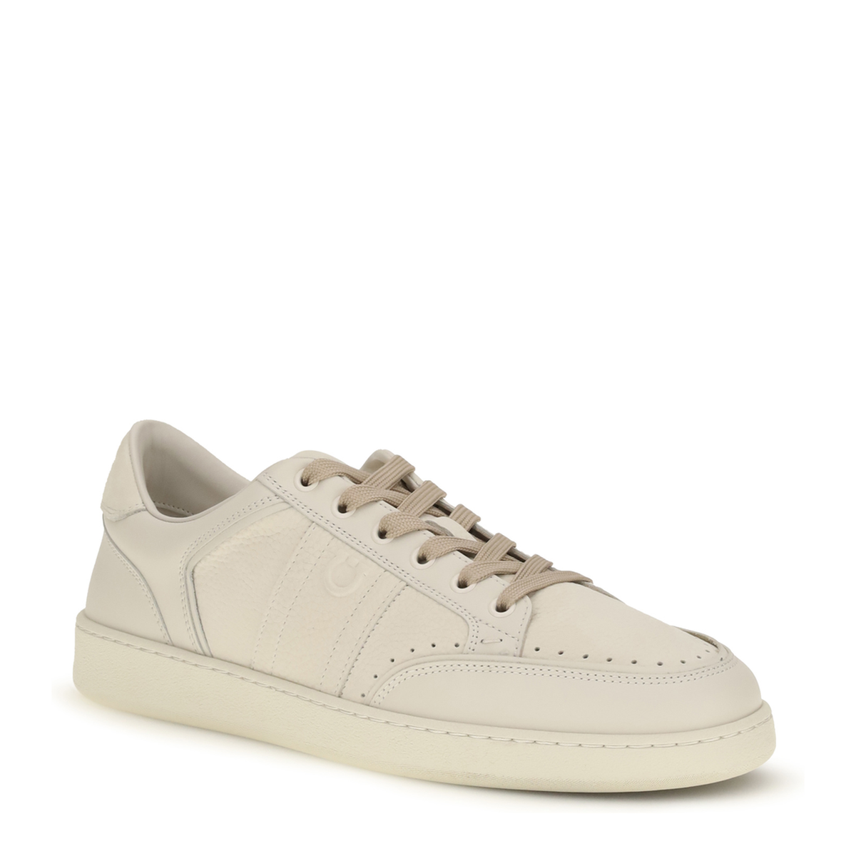 MAYFEYR - Ferragamo - Leather Sneakers With Logo - 797143006