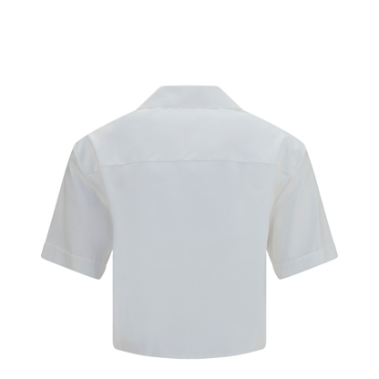 MAYFEYR - Versace - Cropped Cotton Poplin Shirt - 10256801A13878