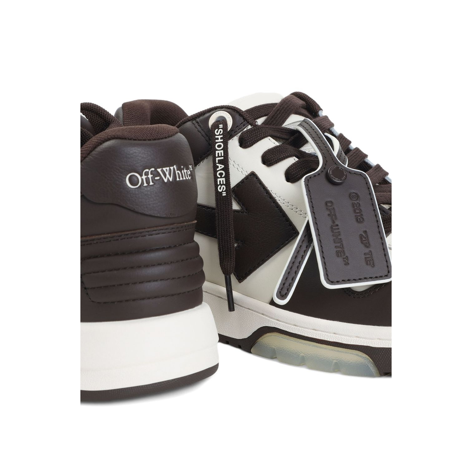 Out Of Office OOO Low Tops Chocolate White