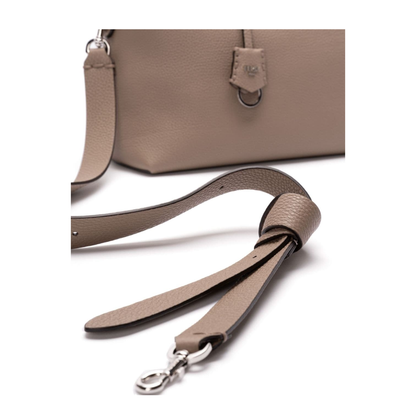 By The Way Selleria Large Calfskin Shoulder Bag - Dove Gray