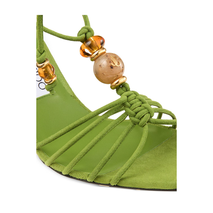 MAYFEYR - Jimmy Choo - Sandals Green - LOVAWEDGE85IPVCLOVERMIX