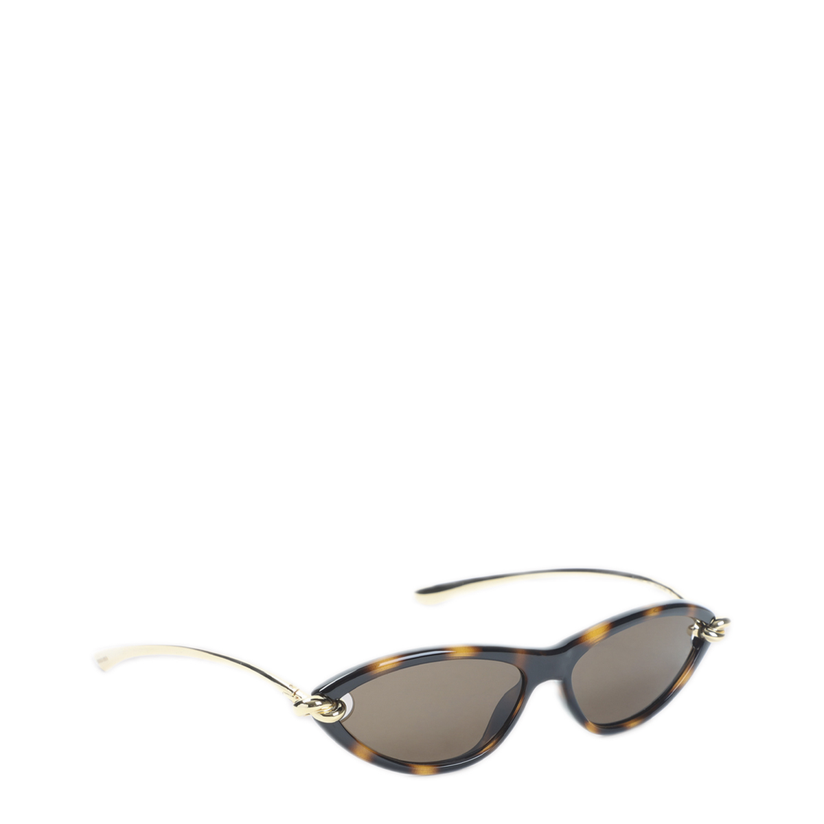 MAYFEYR - Bottega Veneta - Knot Cat Eye Havana Gold Sunglasses - 821447VBL801315