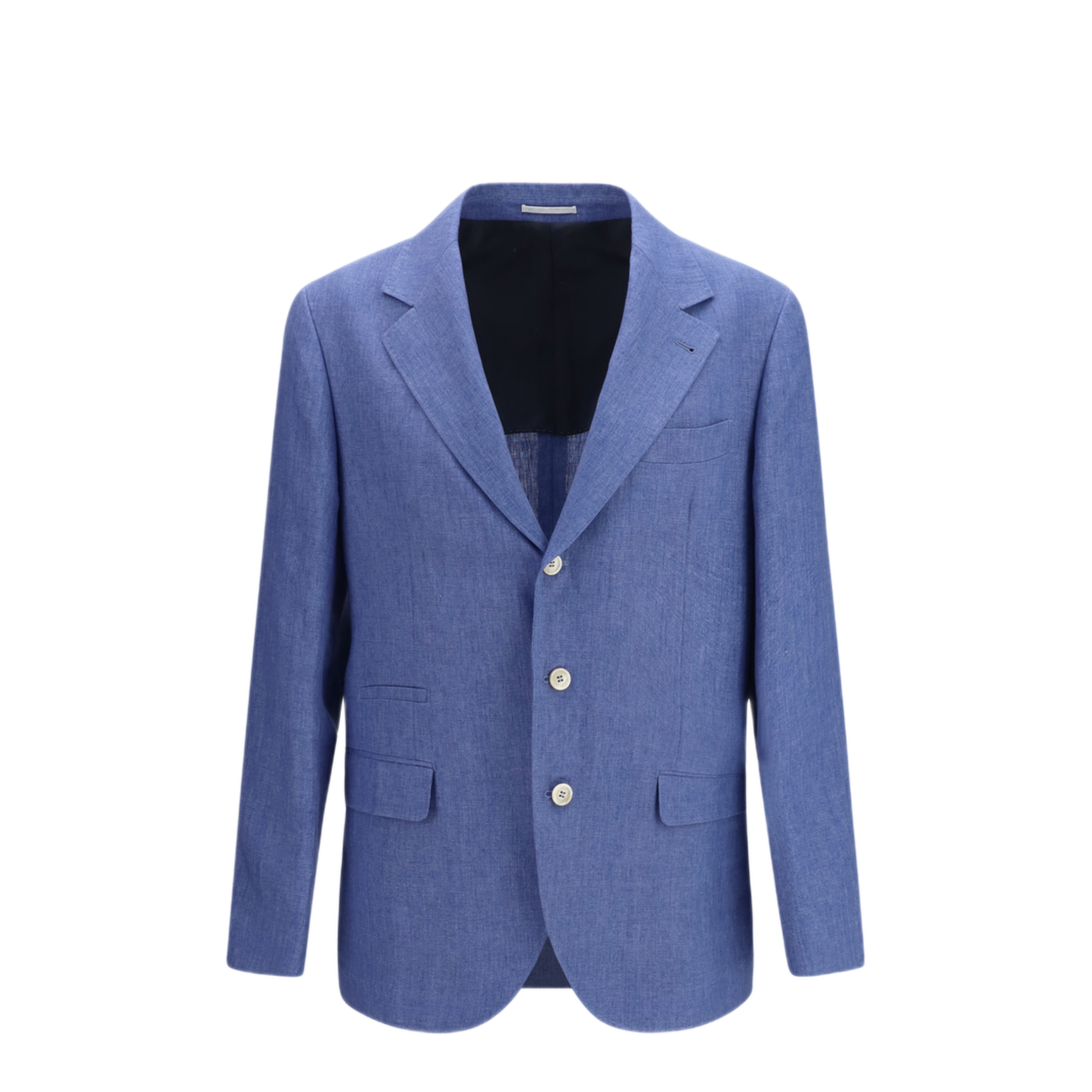 MAYFEYR - Brunello Cucinelli - Deconstructed Single Breasted Jacket In Melange Linen - MB4307BTDC013