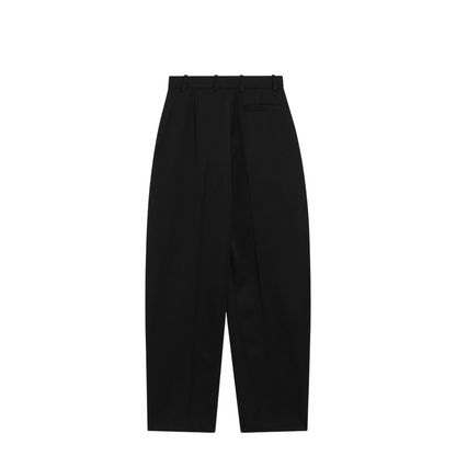 High Waist Wool Trousers