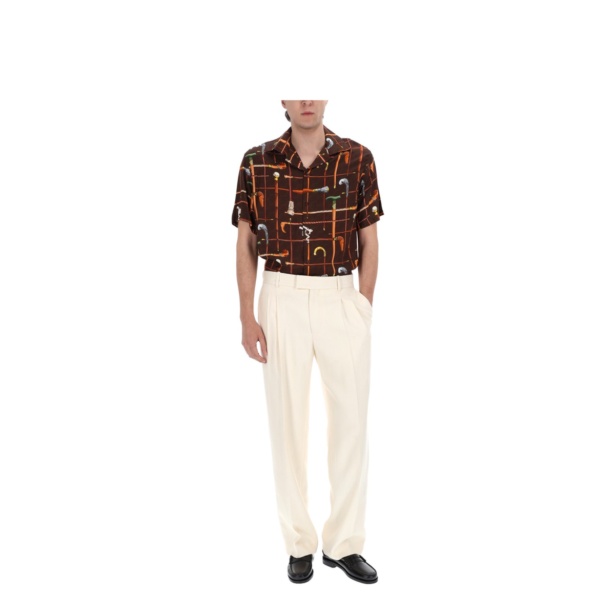 MAYFEYR - DRÔLE DE MONSIEUR - Printed Shirt - SH230VI033BROWN