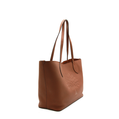 Tree Tote Heavy Grain Leather Tote - Bright Oak
