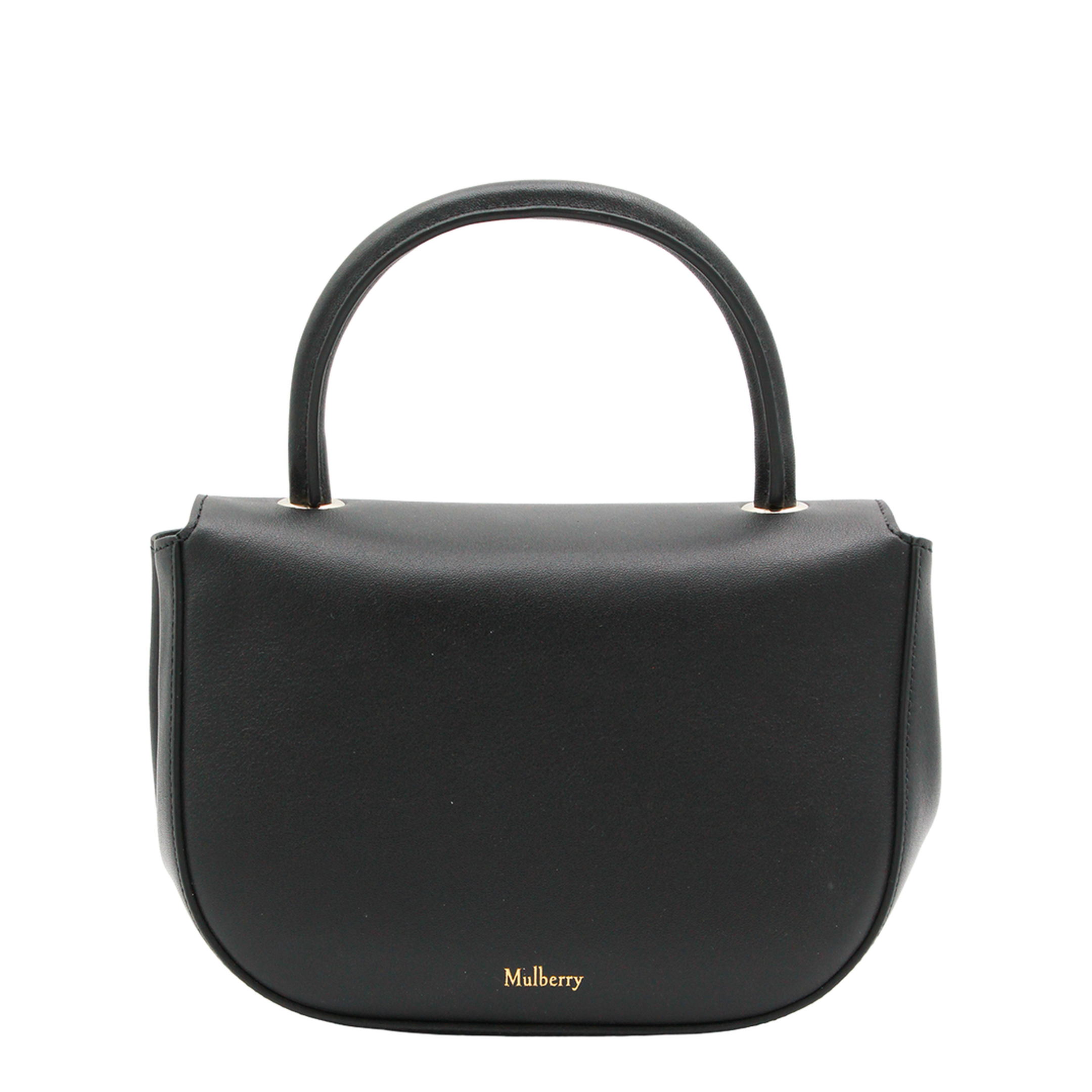 Amberley Small Supple Smooth Leather Top Handle Bag - Black