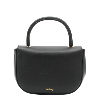 Amberley Small Supple Smooth Leather Top Handle Bag - Black