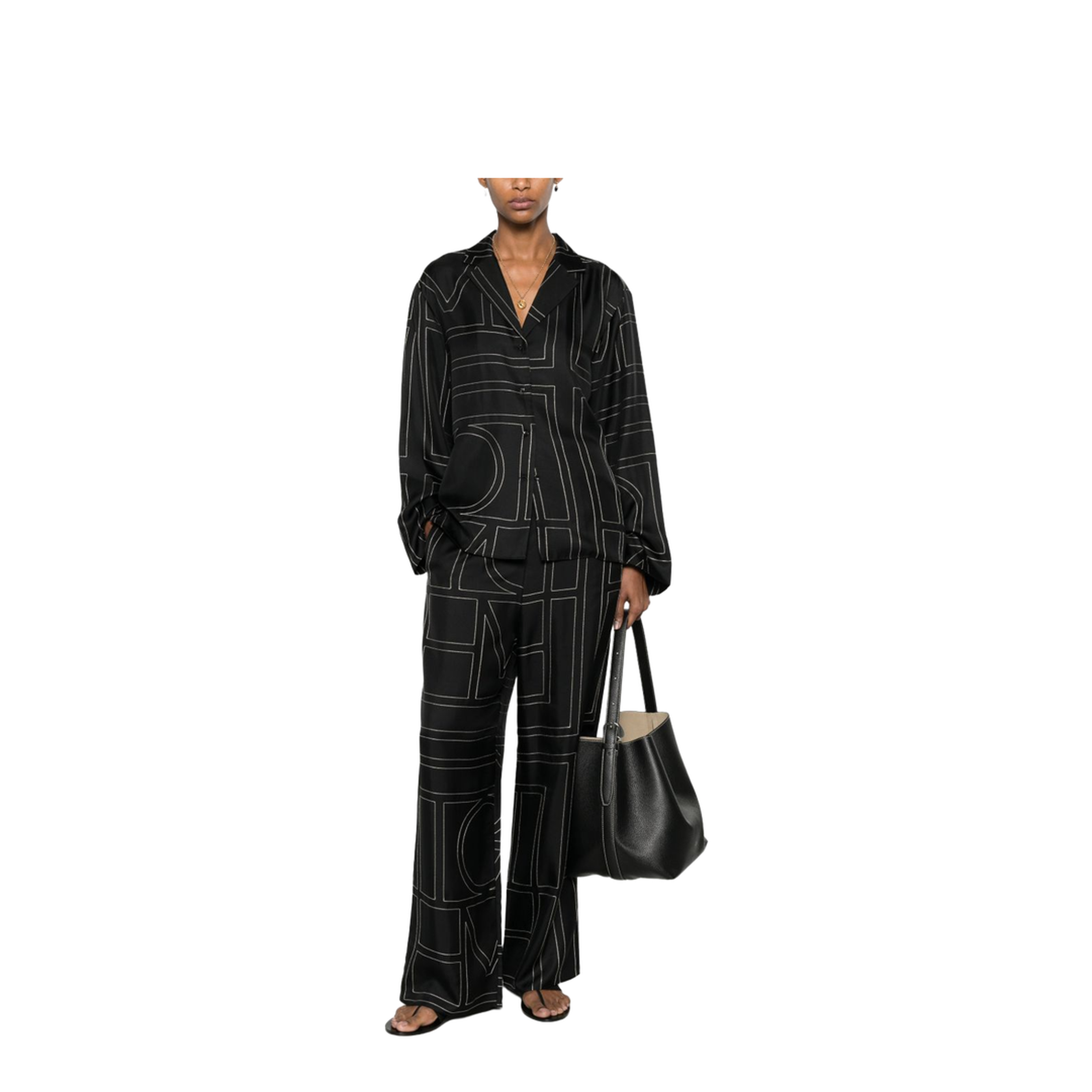 MAYFEYR - Toteme - Shirts Black - 263WRT0881FB0704001