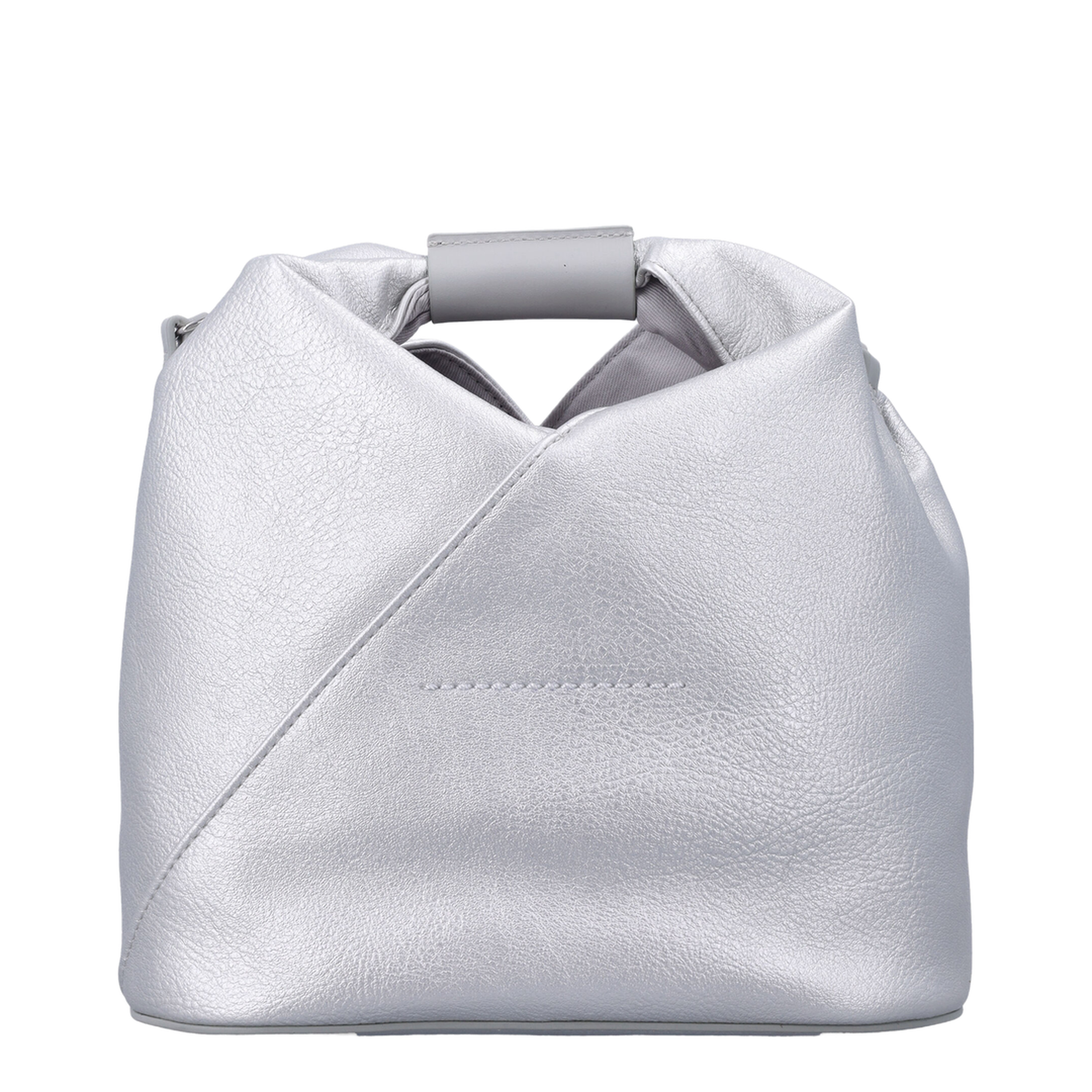 Japanese Eco Leather Crossbody - Silver
