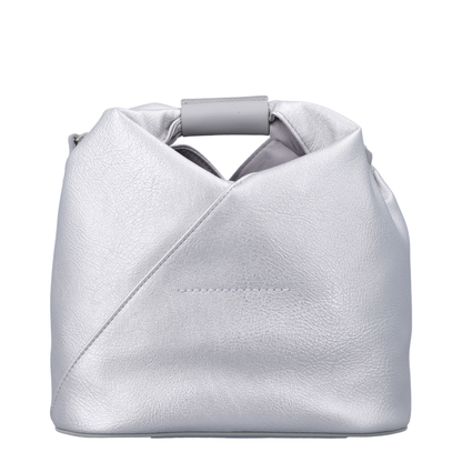 Japanese Eco Leather Crossbody - Silver