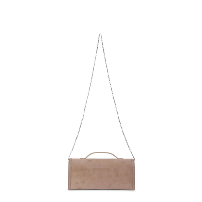 Suede Leather Clutch Bag