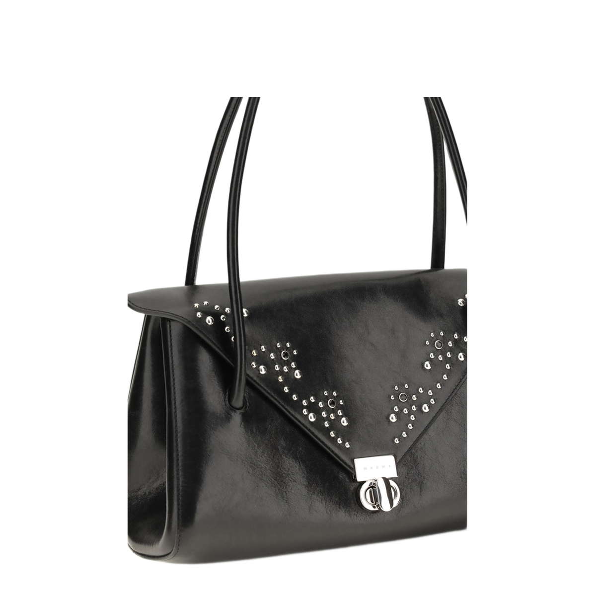 MAYFEYR - Marni - Milanetto Studded Leather Shoulder Bag - SBMP0288U3P891400N99