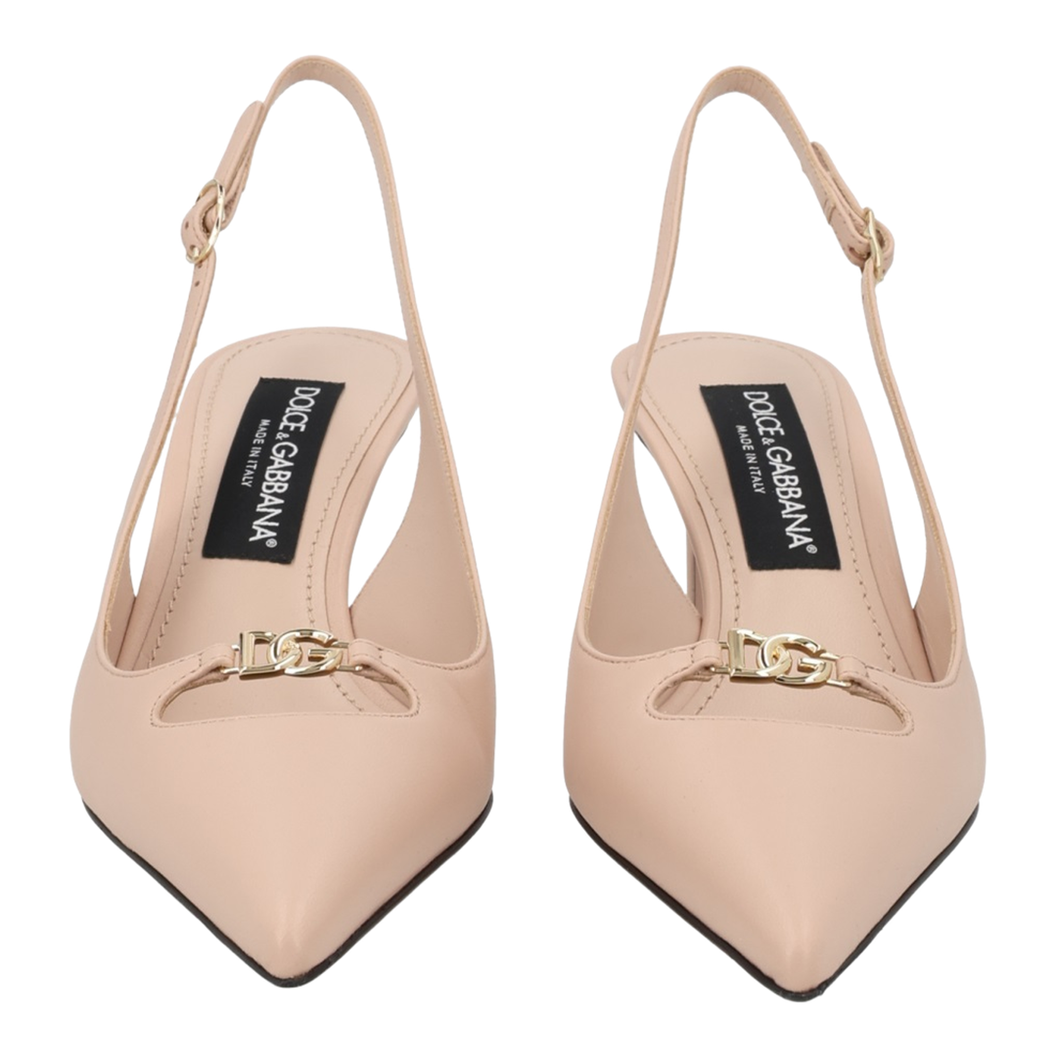 Slingback Pumps in Silk Nappa