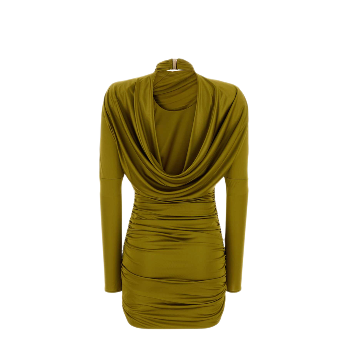 MAYFEYR - Balmain - Open Back Draped Viscose Jersey Dress - DR0000000081A50