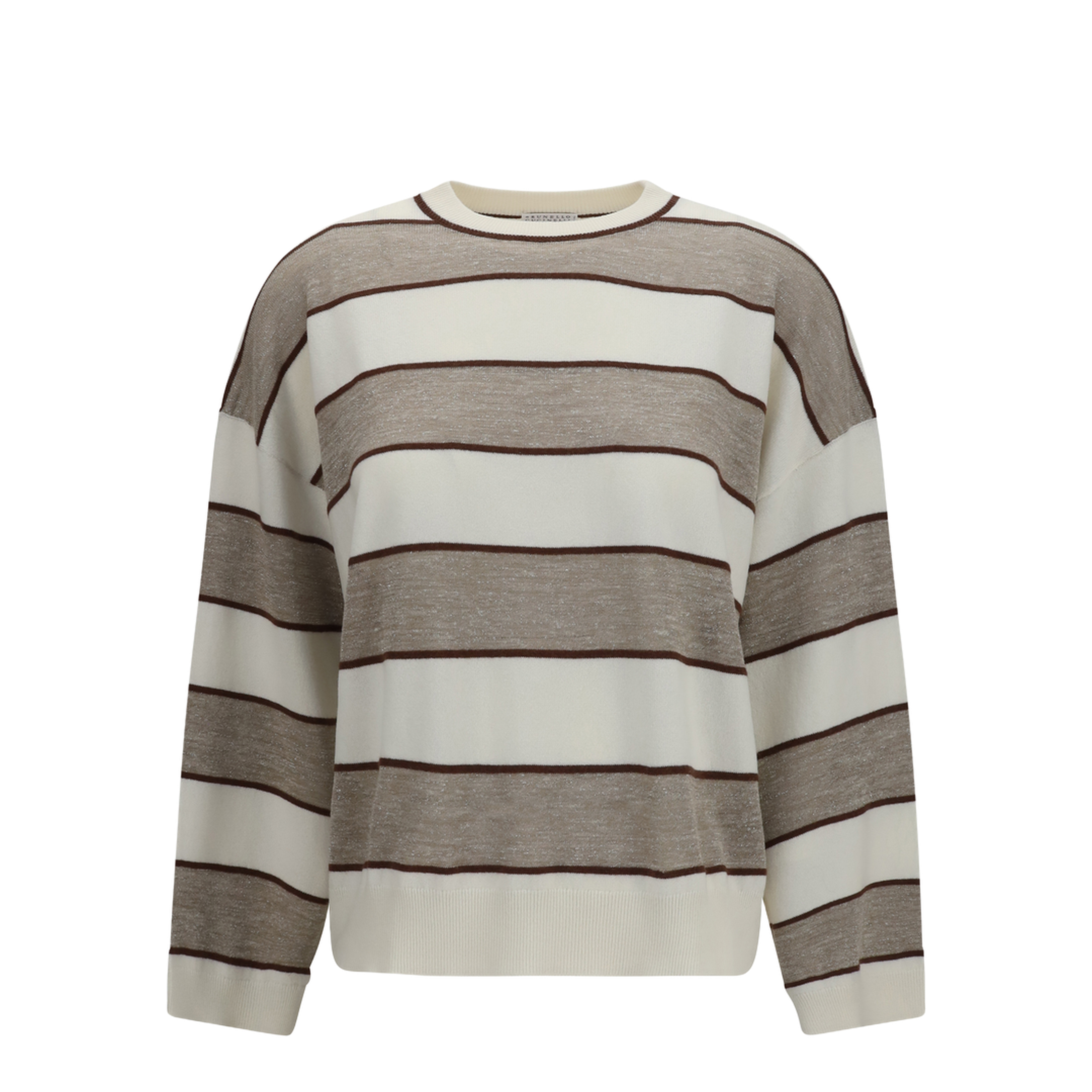 MAYFEYR - Brunello Cucinelli - Striped Long-Sleeve Sweater - M16221600