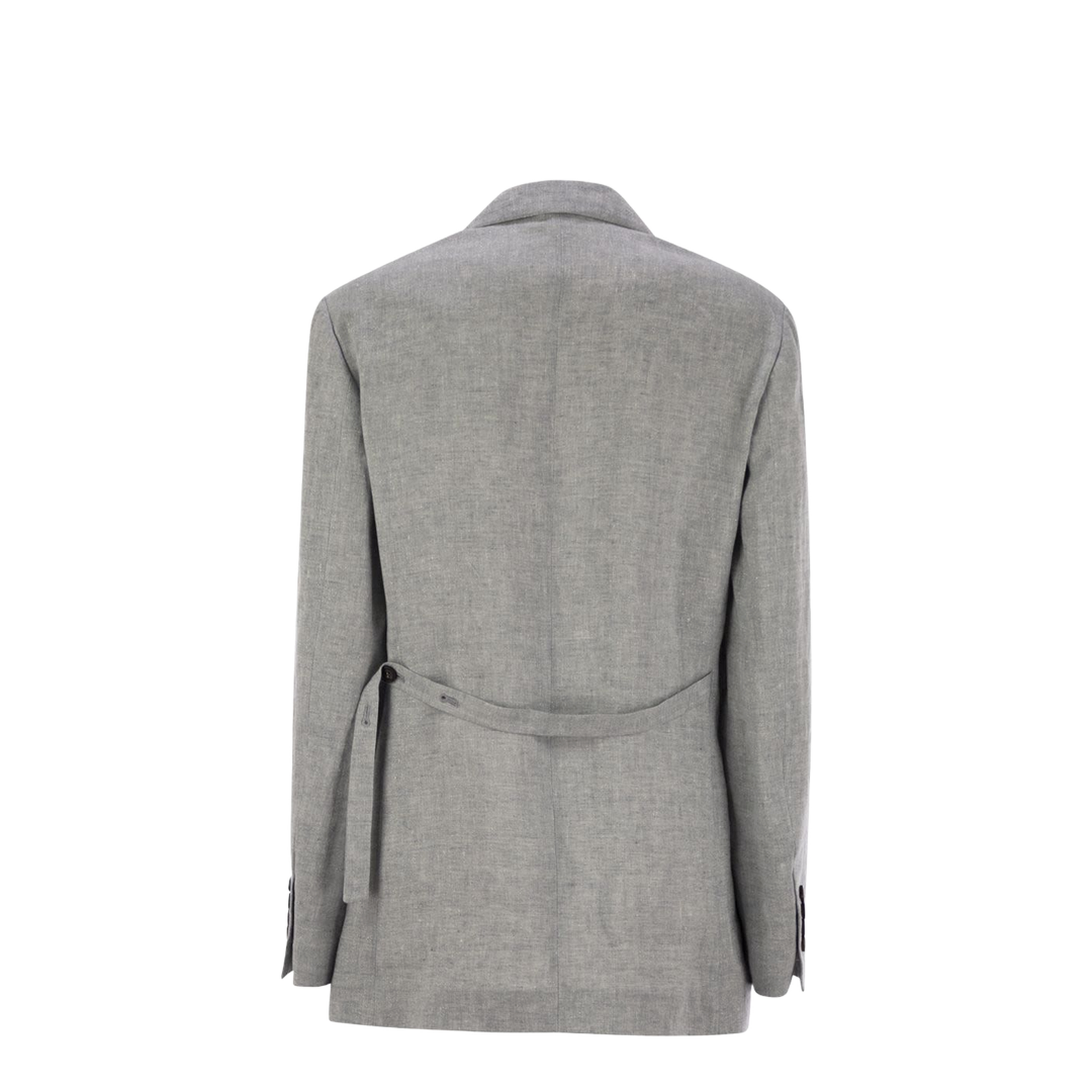 Sparkling Linen Canvas Jacket With Jewellery