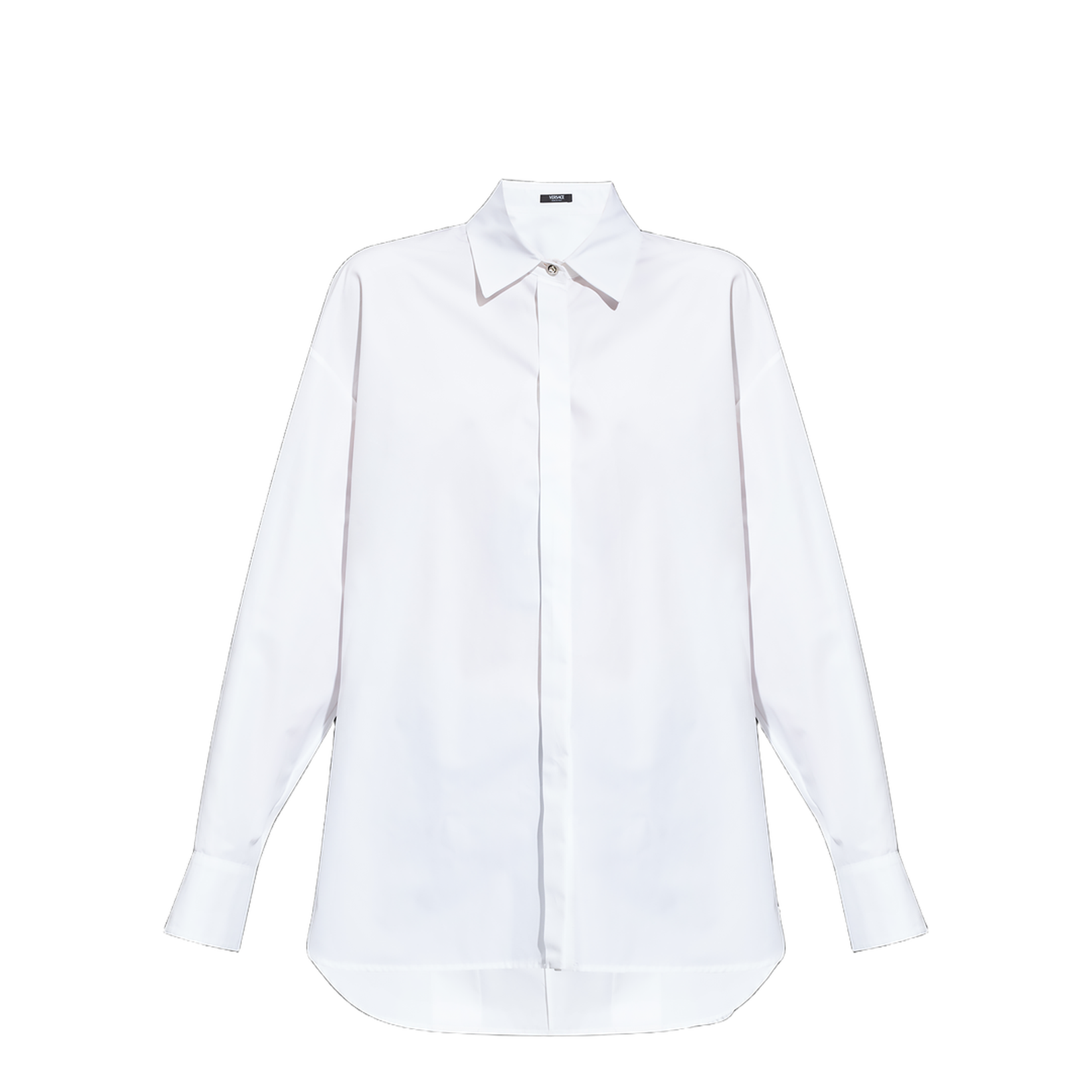 Oversized Shirt with Rounded Shoulders