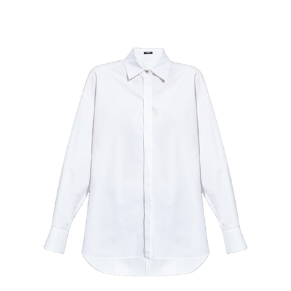 Oversized Shirt with Rounded Shoulders