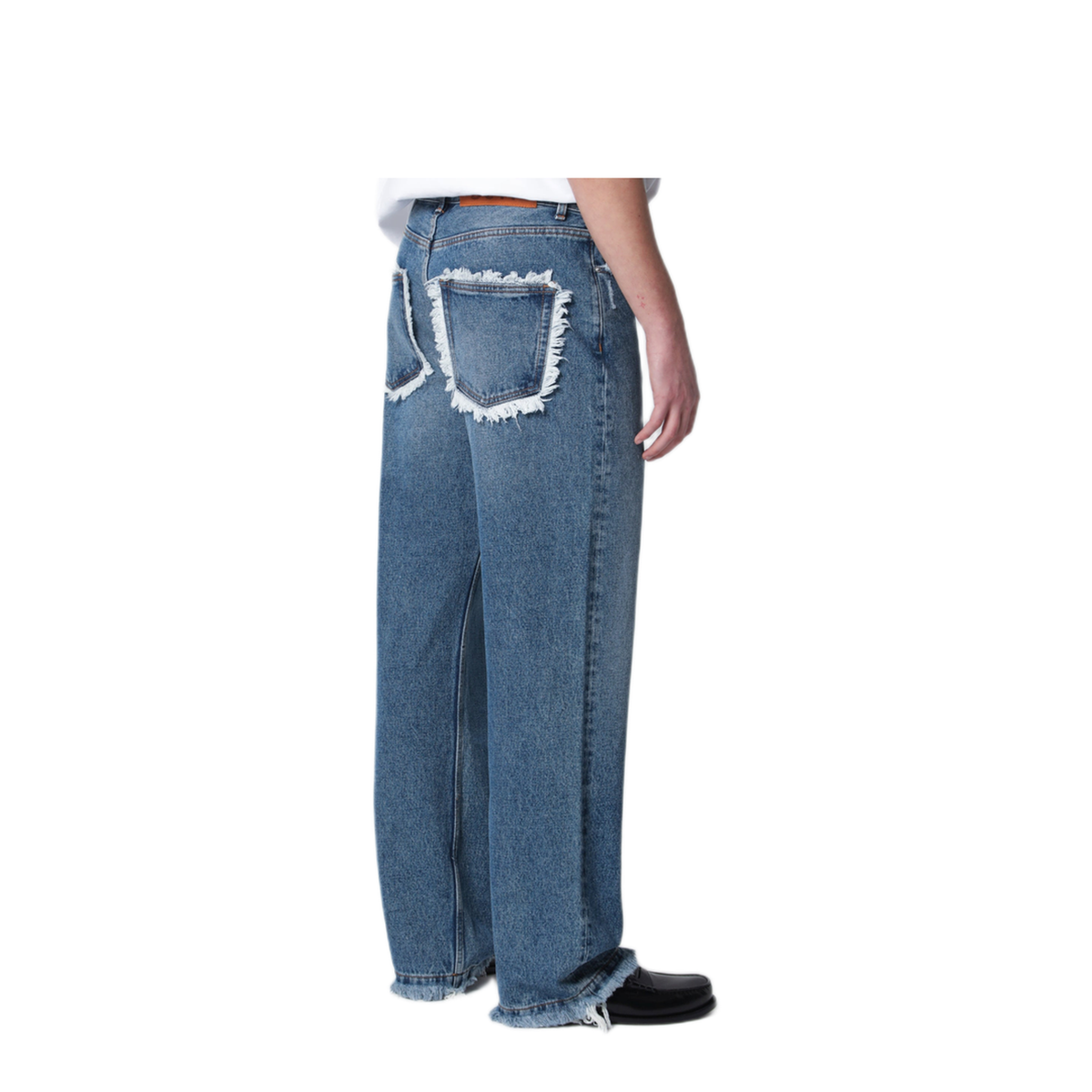 MAYFEYR - Sefr - Frayed Cut Jeans With Fringed Pockets - MSS25FRAYEDCUTDEDAR