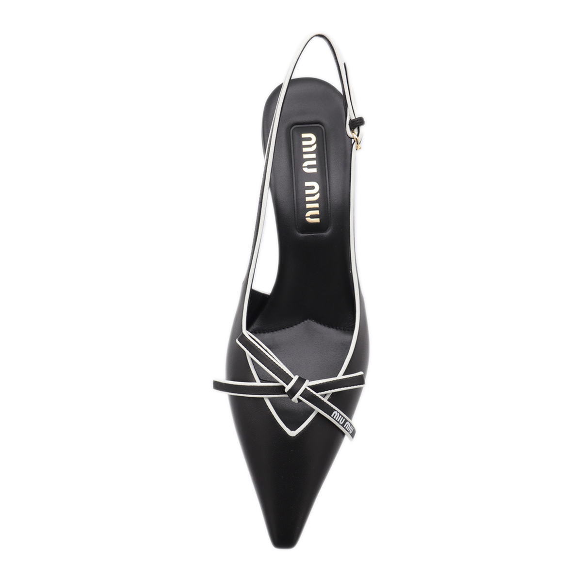 MAYFEYR - Miu Miu - Nappa Leather Sling Back - 5I474EF055038F0967