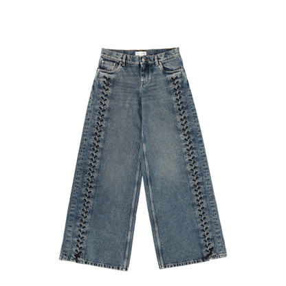 JEANS WITH LACES