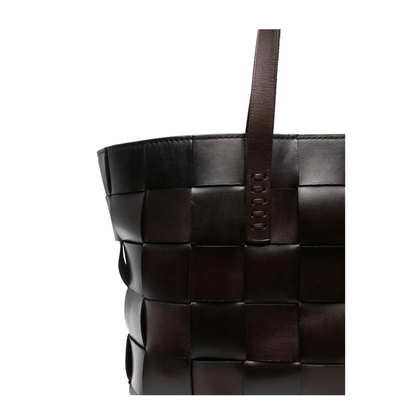 MAYFEYR - Dragon Diffusion - Brown Leather Tote Bag - 8151DKBROWN