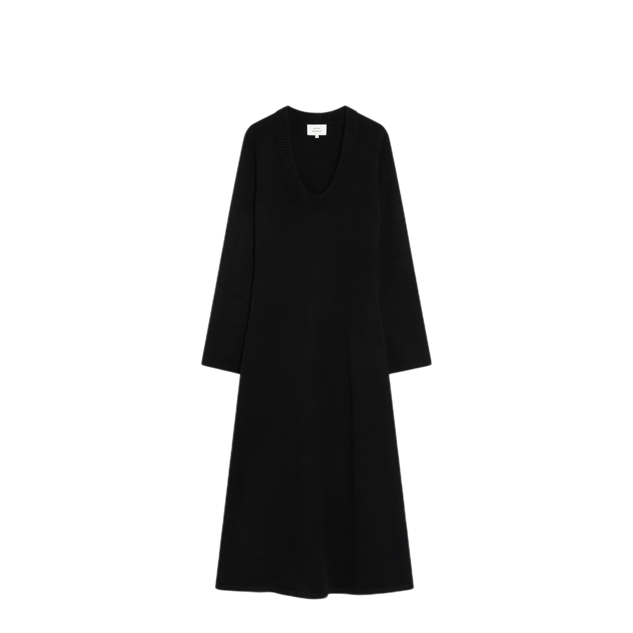 MAYFEYR - Loulou Studio - Long Black Ari Knit Dress - ARIWOBLK
