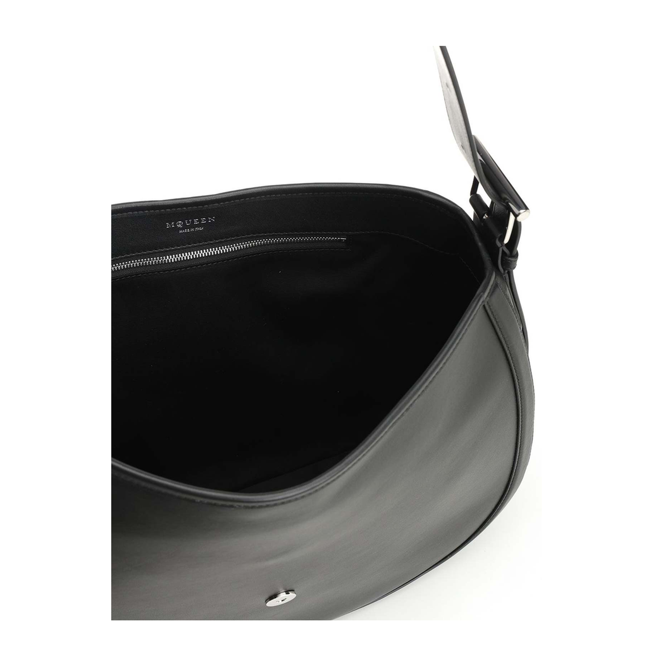 Adjustable Leather Strap with Antique Silver T Buckle